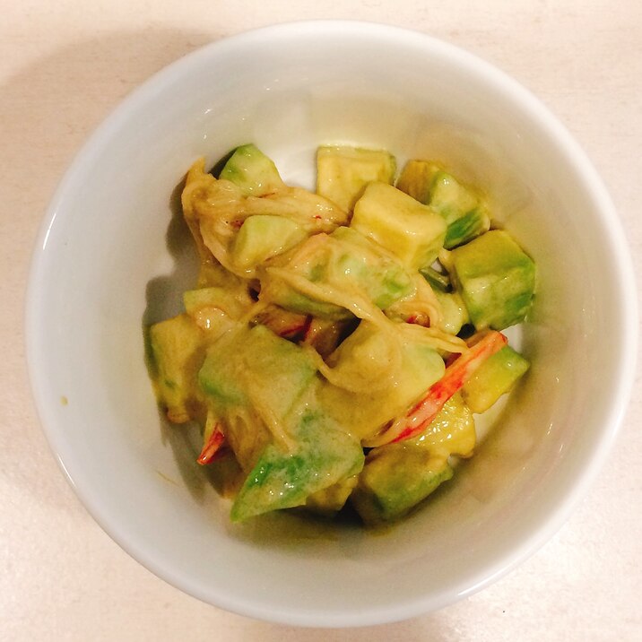 アボカドとカニカマのわさびマヨ和え レシピ 作り方 By Sato 楽天レシピ